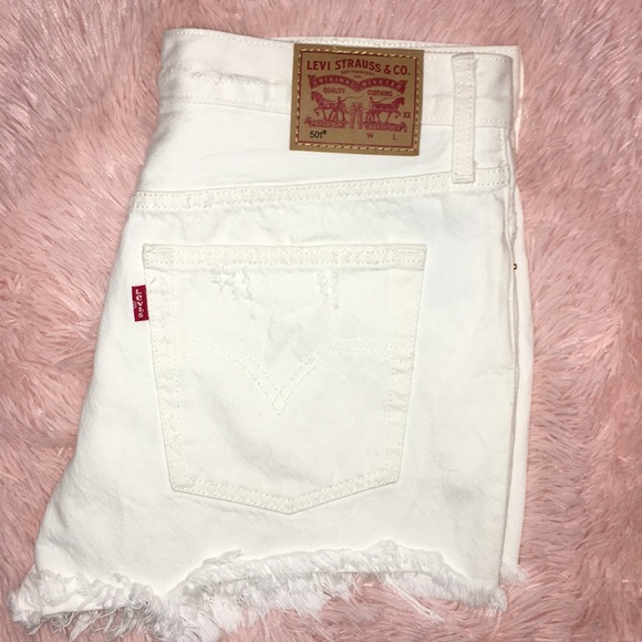 Levi's Pants - Levi’s 501 Distressed Shorts